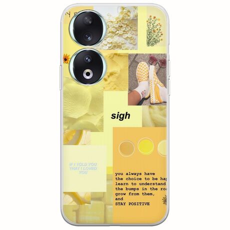 Aesthetic Yellow Honor 90 5G Flexible TPU (Διάφανη Σιλικόνη)