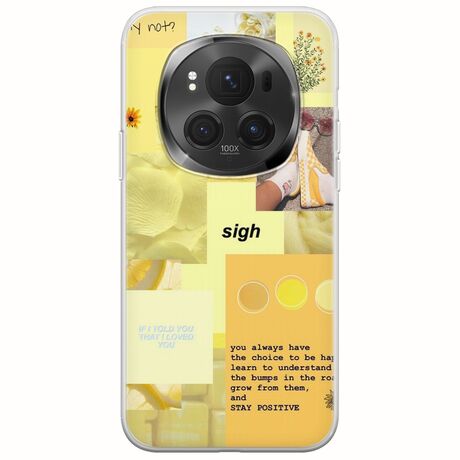 Aesthetic Yellow Honor Magic 6 Pro 5G Flexible TPU (Διάφανη Σιλικόνη)