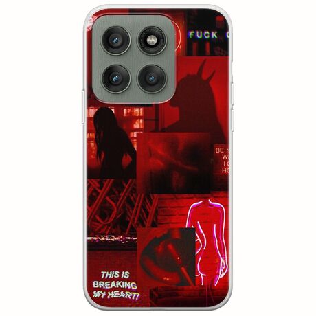 Aesthetic Red Motorola Edge 60 Fusion 5G Flexible TPU (Διάφανη Σιλικόνη)