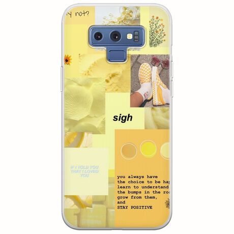 Aesthetic Yellow Samsung Galaxy Note 9 Flexible TPU (Διάφανη Σιλικόνη)