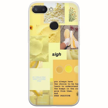 Aesthetic Yellow Xiaomi Redmi 6 Flexible TPU (Διάφανη Σιλικόνη)