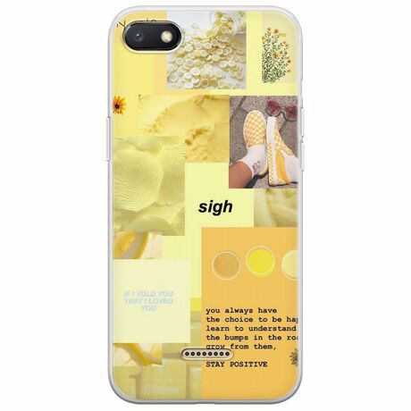 Aesthetic Yellow Xiaomi Redmi 6A Flexible TPU (Διάφανη Σιλικόνη)