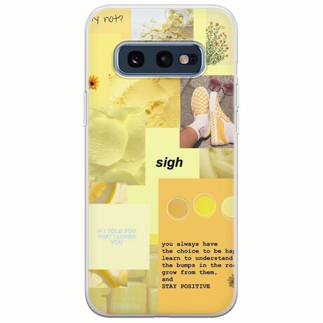 Aesthetic Yellow Samsung Galaxy S10e Flexible TPU (Διάφανη Σιλικόνη)