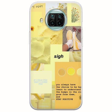 Aesthetic Yellow Xiaomi Mi 10T Lite Flexible TPU (Διάφανη Σιλικόνη)