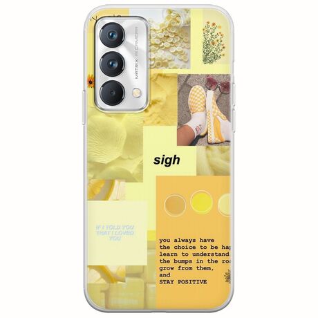 Aesthetic Yellow Realme GT Master Edition Flexible TPU (Διάφανη Σιλικόνη)