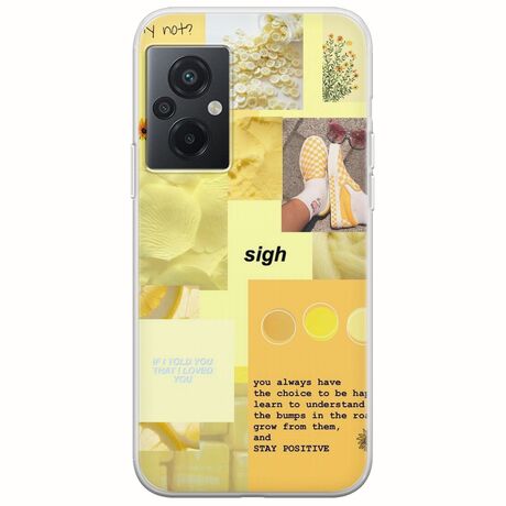 Aesthetic Yellow Xiaomi Poco M5 Flexible TPU (Διάφανη Σιλικόνη)