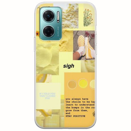 Aesthetic Yellow Xiaomi Redmi 10 5G Flexible TPU (Διάφανη Σιλικόνη)