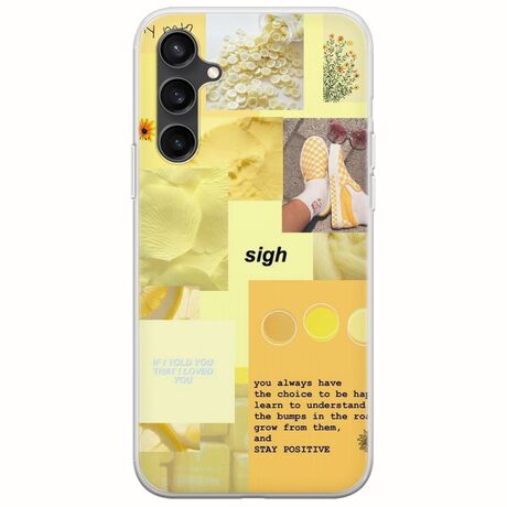 Aesthetic Yellow Samsung Galaxy S23 FE 5G Flexible TPU (Διάφανη Σιλικόνη)