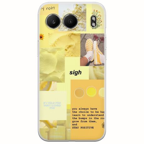 Aesthetic Yellow OnePlus Nord 4 5G Flexible TPU (Διάφανη Σιλικόνη)
