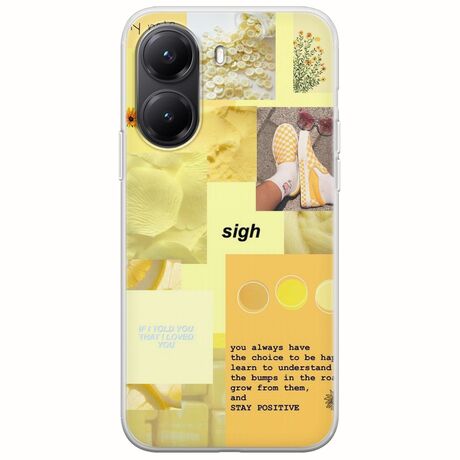 Aesthetic Yellow Xiaomi Poco X7 Pro 5G Flexible TPU (Διάφανη Σιλικόνη)