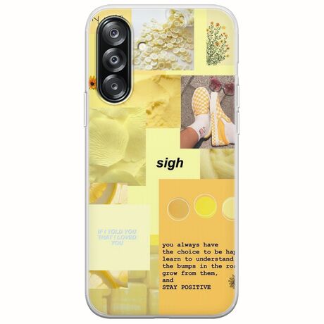 Aesthetic Yellow Samsung Galaxy A26 5G  Flexible TPU (Διάφανη Σιλικόνη)