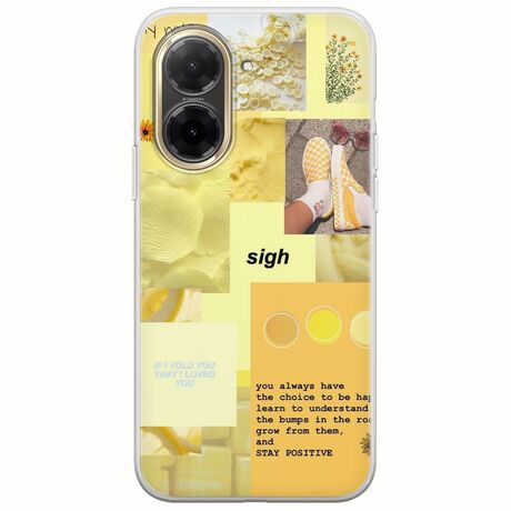 Aesthetic Yellow Xiaomi Redmi A5 4G Flexible TPU (Διάφανη Σιλικόνη)
