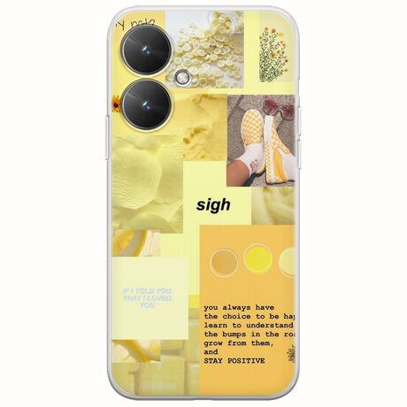 Aesthetic Yellow Xiaomi Redmi 13C 5G Flexible TPU (Διάφανη Σιλικόνη)