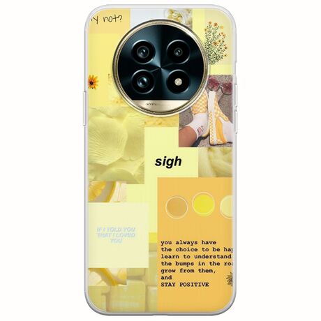 Aesthetic Yellow Realme 13 Pro 5G Flexible TPU (Διάφανη Σιλικόνη)