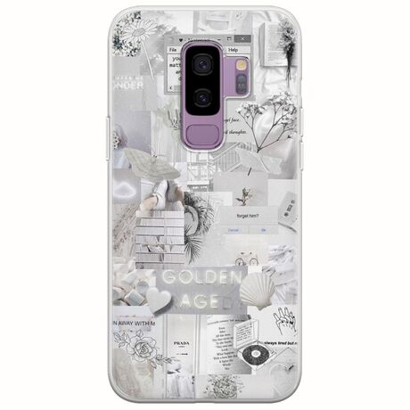 Aesthetic White Samsung Galaxy S9 Plus Flexible TPU (Διάφανη Σιλικόνη)