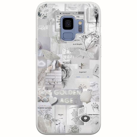 Aesthetic White Samsung Galaxy S9 Flexible TPU (Διάφανη Σιλικόνη)