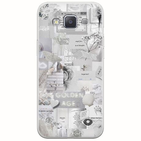 Aesthetic White Samsung Galaxy A3(2015) Flexible TPU (Διάφανη Σιλικόνη)