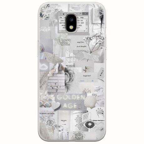 Aesthetic White Samsung Galaxy J3(2017) Flexible TPU (Διάφανη Σιλικόνη)
