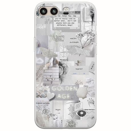 Aesthetic White Huawei P10 Plus Flexible TPU (Διάφανη Σιλικόνη)