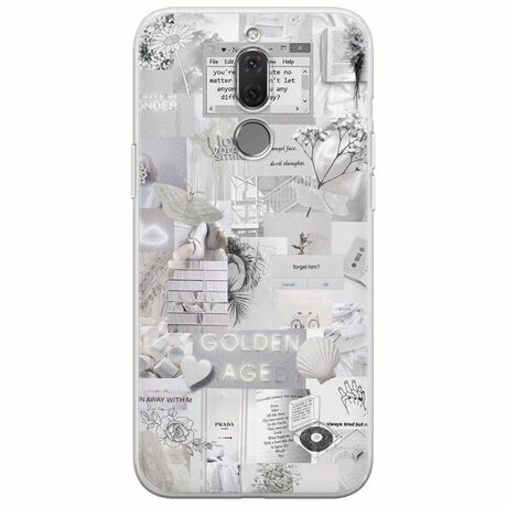 Aesthetic White Huawei Mate 10 Lite Flexible TPU (Διάφανη Σιλικόνη)