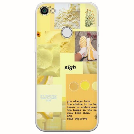 Aesthetic Yellow Xiaomi Redmi Note 5A Prime Flexible TPU (Διάφανη Σιλικόνη)