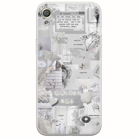 Aesthetic White Sony Xperia XA Flexible TPU (Διάφανη Σιλικόνη)