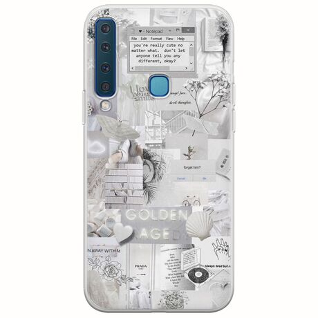 Aesthetic White Samsung Galaxy A9 2018 Flexible TPU (Διάφανη Σιλικόνη)