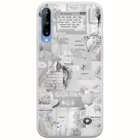 Aesthetic White Samsung Galaxy A70 Flexible TPU (Διάφανη Σιλικόνη)