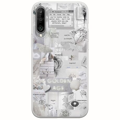 Aesthetic White Xiaomi Mi A3 Flexible TPU (Διάφανη Σιλικόνη)