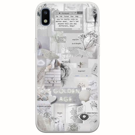 Aesthetic White Samsung Galaxy A10 Flexible TPU (Διάφανη Σιλικόνη)