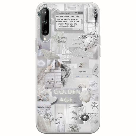 Aesthetic White Samsung Galaxy A30s Flexible TPU (Διάφανη Σιλικόνη)