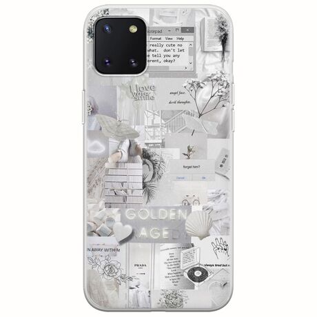 Aesthetic White Samsung Galaxy Note 10 Lite Flexible TPU (Διάφανη Σιλικόνη)