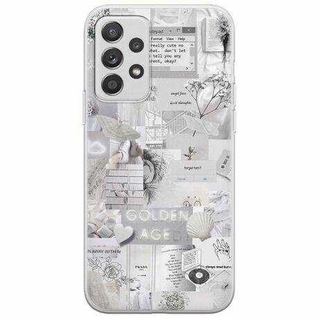 Aesthetic White Samsung Galaxy A32 5G Flexible TPU (Διάφανη Σιλικόνη)
