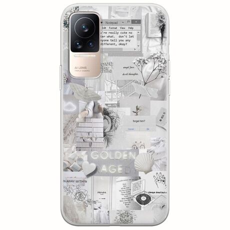 Aesthetic White Xiaomi Civi Flexible TPU (Διάφανη Σιλικόνη)