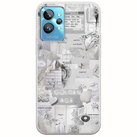 Aesthetic White Realme GT2 Pro Flexible TPU (Διάφανη Σιλικόνη)