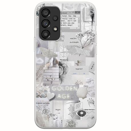Aesthetic White Samsung Galaxy A13 4G Flexible TPU (Διάφανη Σιλικόνη)