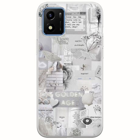 Aesthetic White Vivo Y01 Flexible TPU (Διάφανη Σιλικόνη)