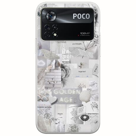 Aesthetic White Xiaomi Poco X4 Pro 5G Flexible TPU (Διάφανη Σιλικόνη)