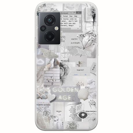 Aesthetic White Xiaomi Poco M5 Flexible TPU (Διάφανη Σιλικόνη)