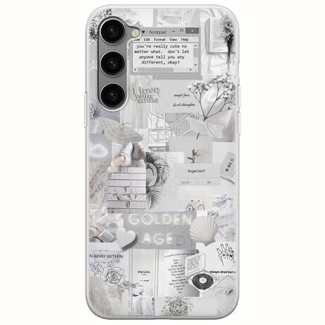Aesthetic White Samsung Galaxy S23 Plus 5G Flexible TPU (Διάφανη Σιλικόνη)