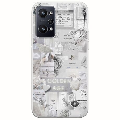 Aesthetic White Realme GT Neo 3T Flexible TPU (Διάφανη Σιλικόνη)