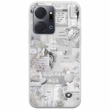 Aesthetic White Honor X7a Flexible TPU (Διάφανη Σιλικόνη)