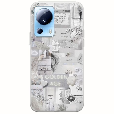 Aesthetic White Xiaomi 13 Lite 5G Flexible TPU (Διάφανη Σιλικόνη)