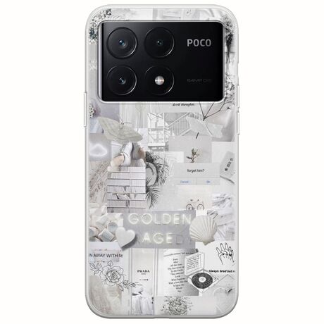 Aesthetic White Xiaomi Poco X6 Pro 5G Flexible TPU (Διάφανη Σιλικόνη)