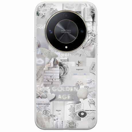 Aesthetic White Honor Magic 6 Lite 5G Flexible TPU (Διάφανη Σιλικόνη)