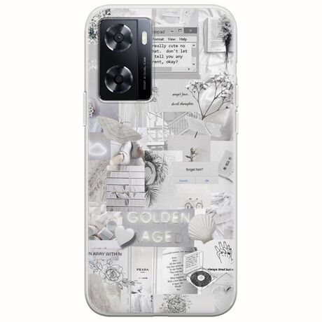 Aesthetic White OnePlus Nord N20 SE Flexible TPU (Διάφανη Σιλικόνη)