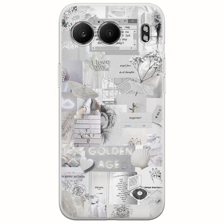 Aesthetic White OnePlus Nord 4 5G Flexible TPU (Διάφανη Σιλικόνη)