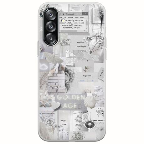 Aesthetic White Samsung Galaxy A26 5G  Flexible TPU (Διάφανη Σιλικόνη)