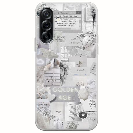 Aesthetic White Samsung Galaxy A36 5G  Flexible TPU (Διάφανη Σιλικόνη)
