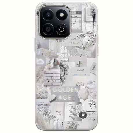 Aesthetic White Honor 200 Smart 5G Flexible TPU (Διάφανη Σιλικόνη)